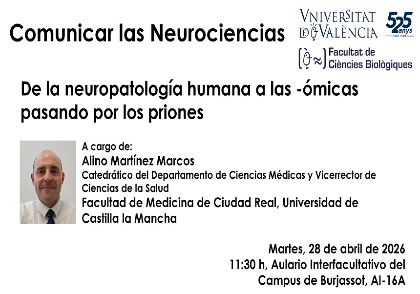 Conferencia ‘De la neuropatología humana a las -ómicas pasando por los priones’